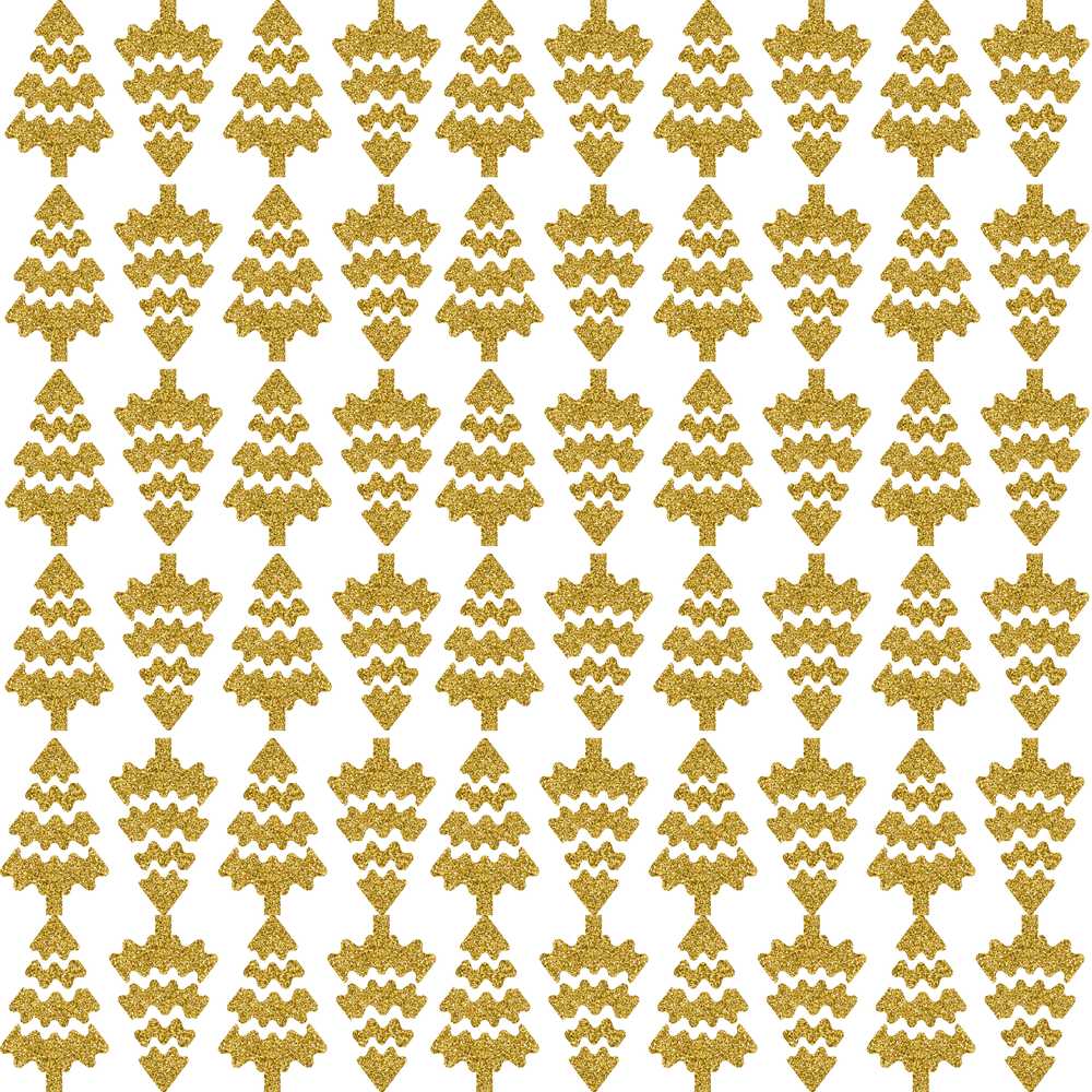 Gold Glitter Abstract Christmas Tree Festive Holiday Seasonal