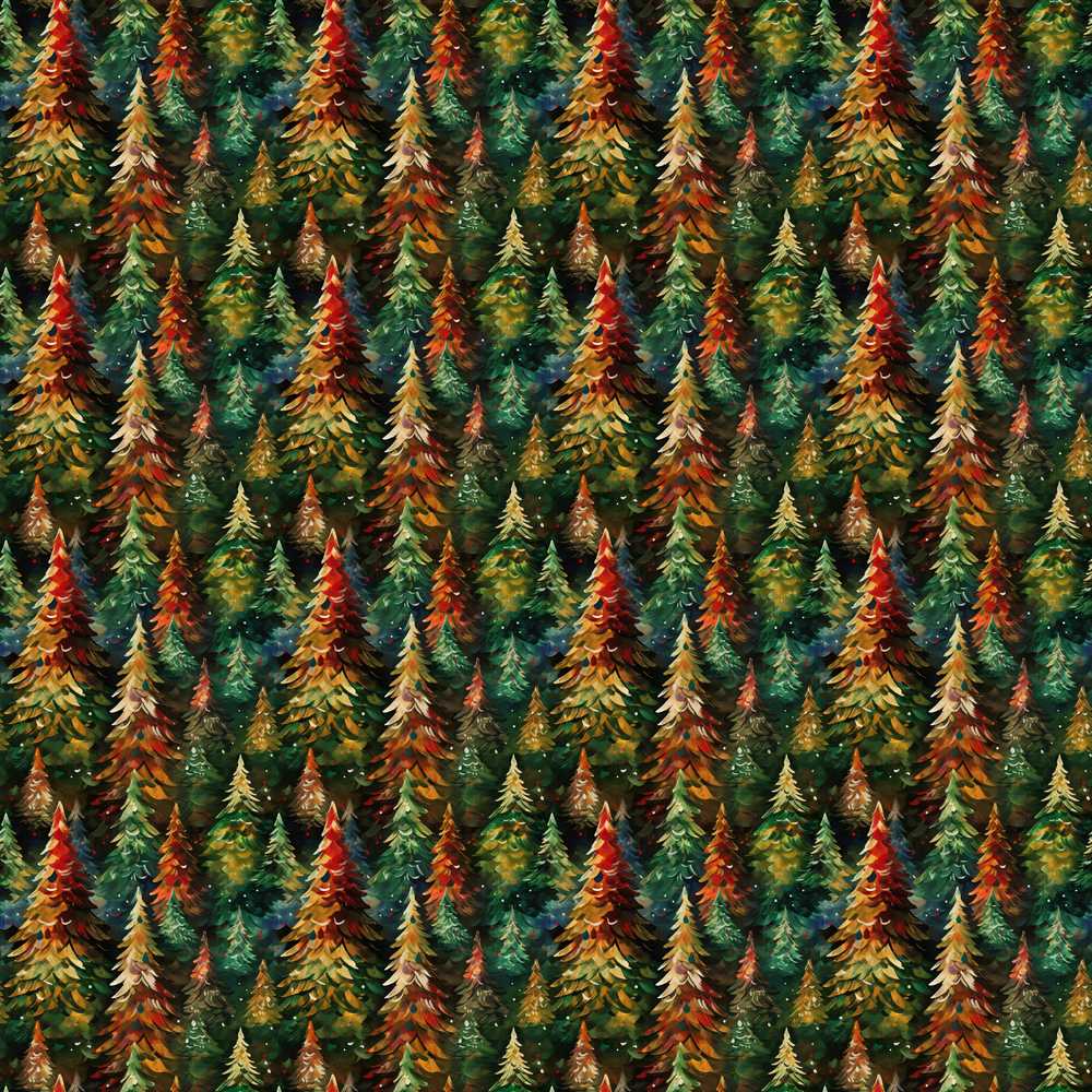 Decorative Nordic Christmas Trees Minimal Festive Holiday Seasonal