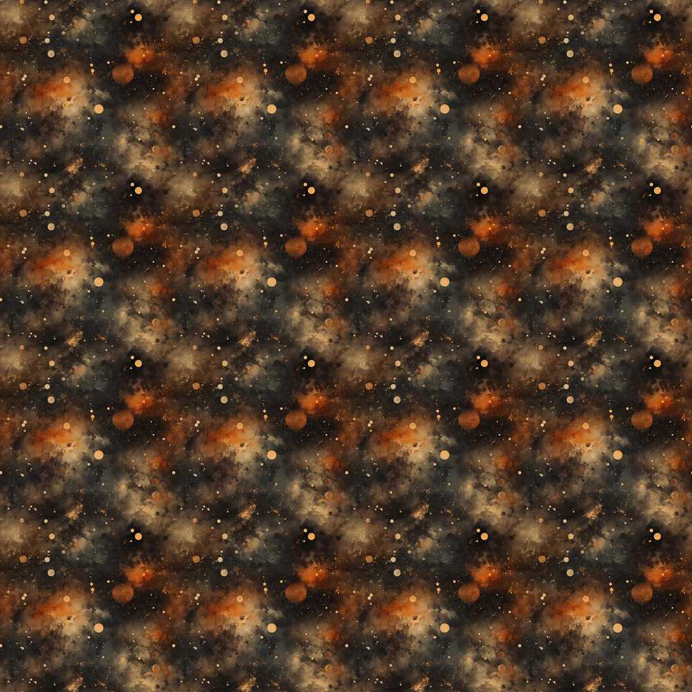 Dark Brown Gold Nebula Galaxy Space Moody Cosmic