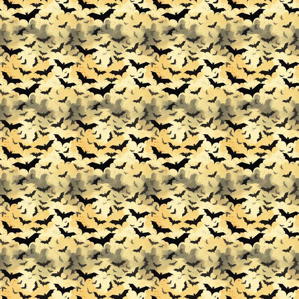 Minimal Bats in Soft Beige and Grey Cloud Subtle Halloween