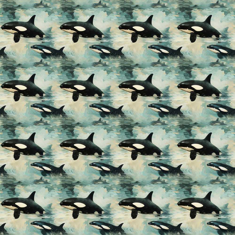 Orca Whale Bubble Ocean Playful Marine Life Coastal