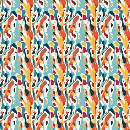 Abstract Organic Shapes Modern Seamless Artistic Art Texture