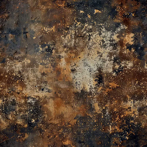 Abstract Rust Texture Grunge Metallic Industrial Art Pattern