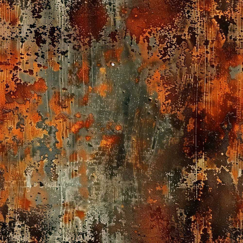 Abstract Dark Rust Paint Splash Grunge Artistic Texture