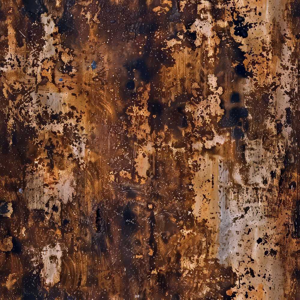 Abstract Rust Splash Texture Industrial Artistic Art Pattern