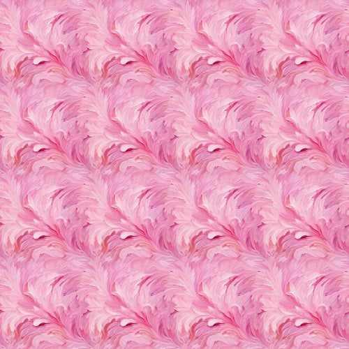 Abstract Pink Feather Swirl with Soft Flowing Texture Seamless