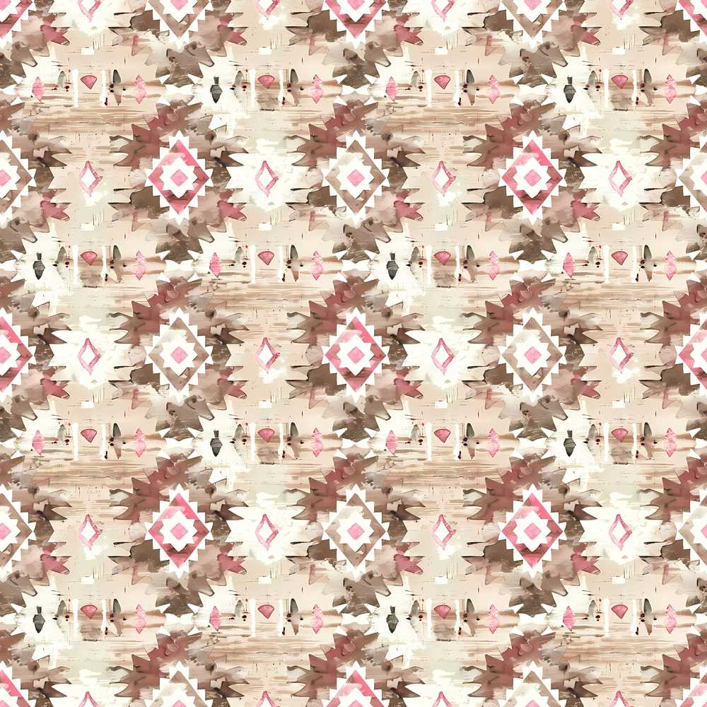 Neutral Beige and Blush Abstract Tribal Art Texture