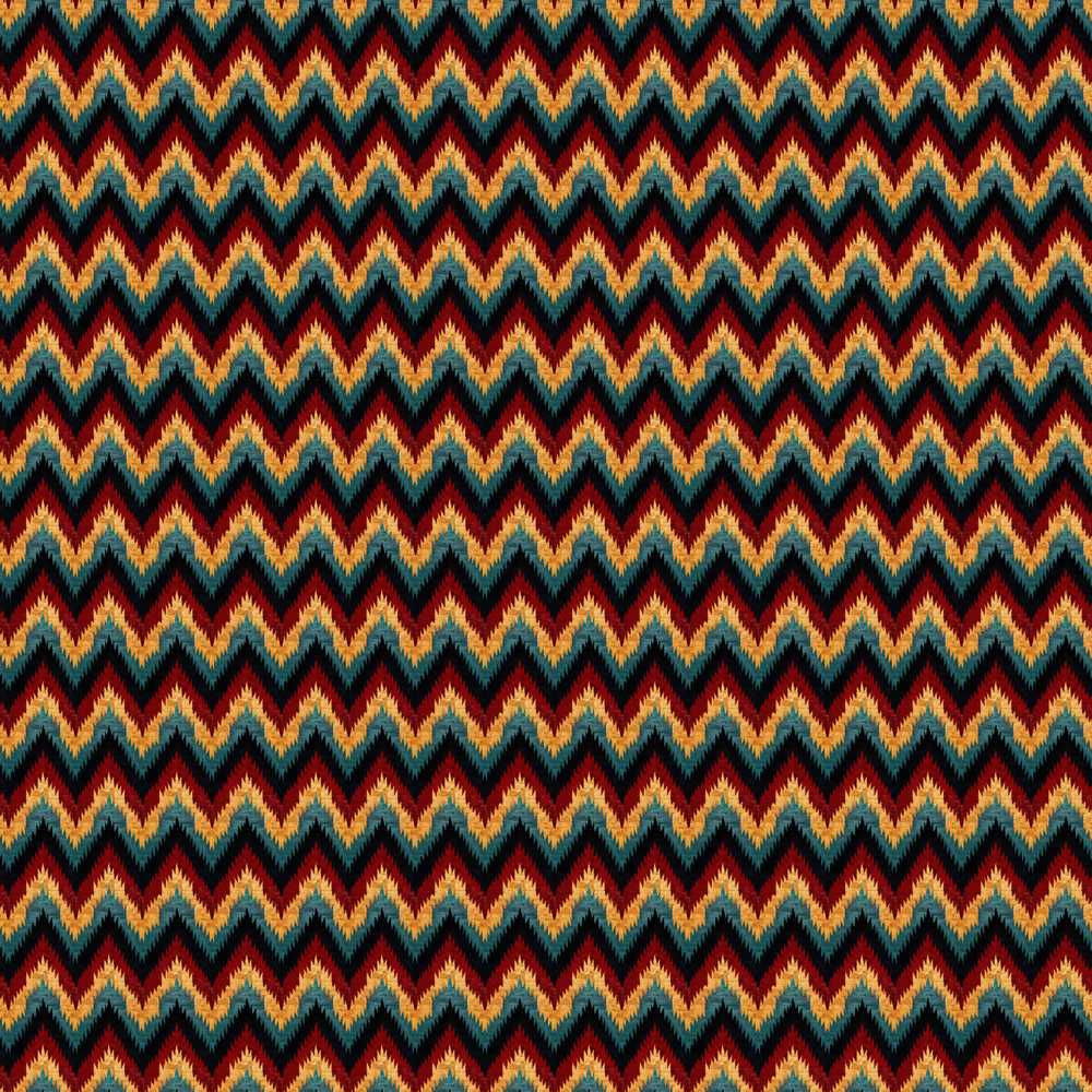 Colorful Chevron Tribal Stripe Repeat Pattern Decorative Design