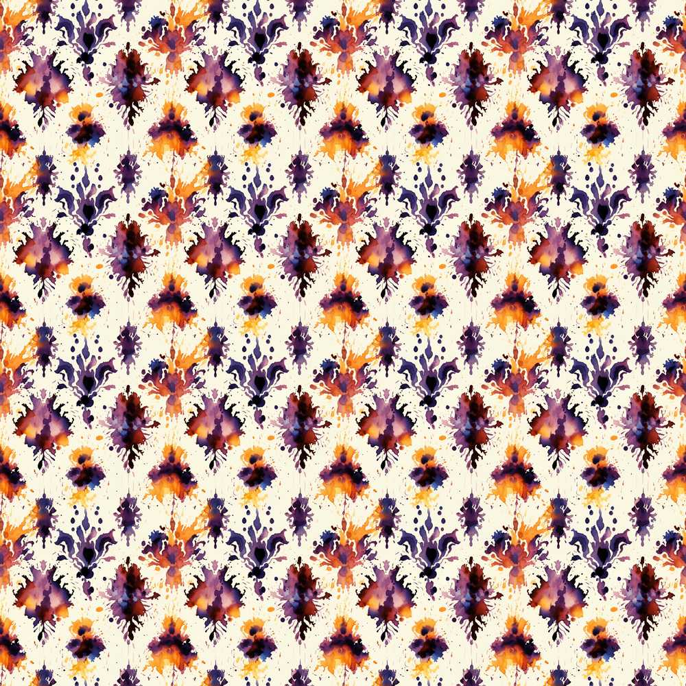 Abstract Watercolor Ink Blot Artistic Splash Art Texture