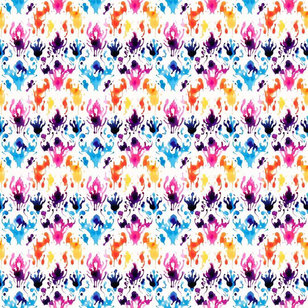 Colorful Watercolor Ink Splash Abstract Artistic Art Texture