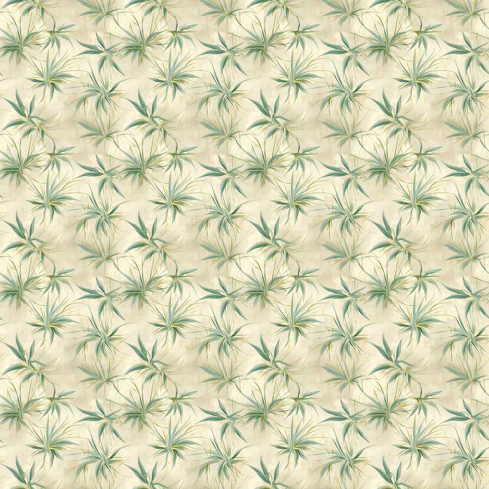 Vintage Potted Houseplants Rustic Wall Decorative Repeat Pattern