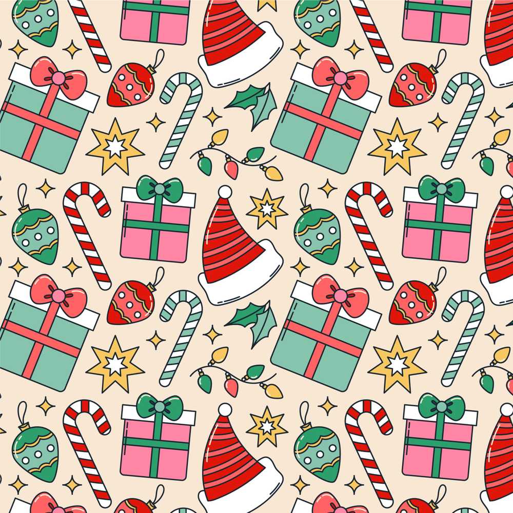 Cute Gift Box Candy Cane Hat Ornament Christmas Holiday Fun
