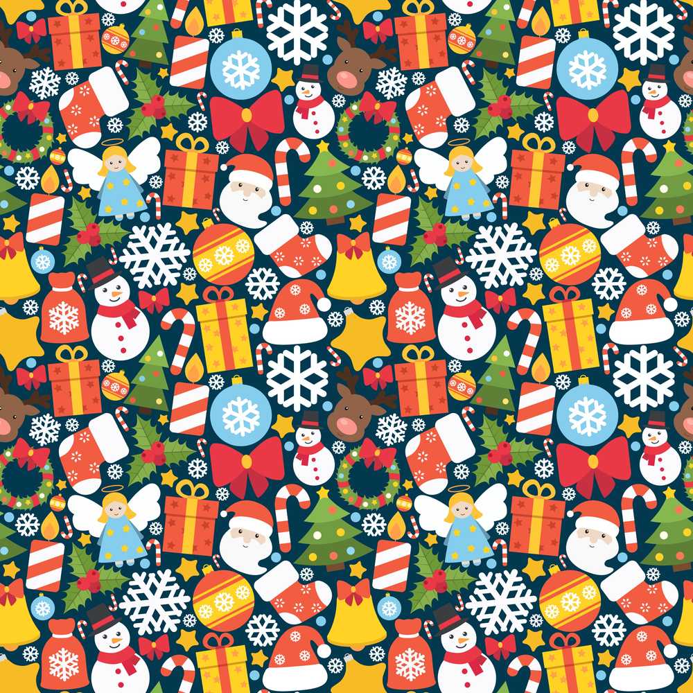 Cute Christmas Santa Snowman Reindeer Gift Festive Holiday