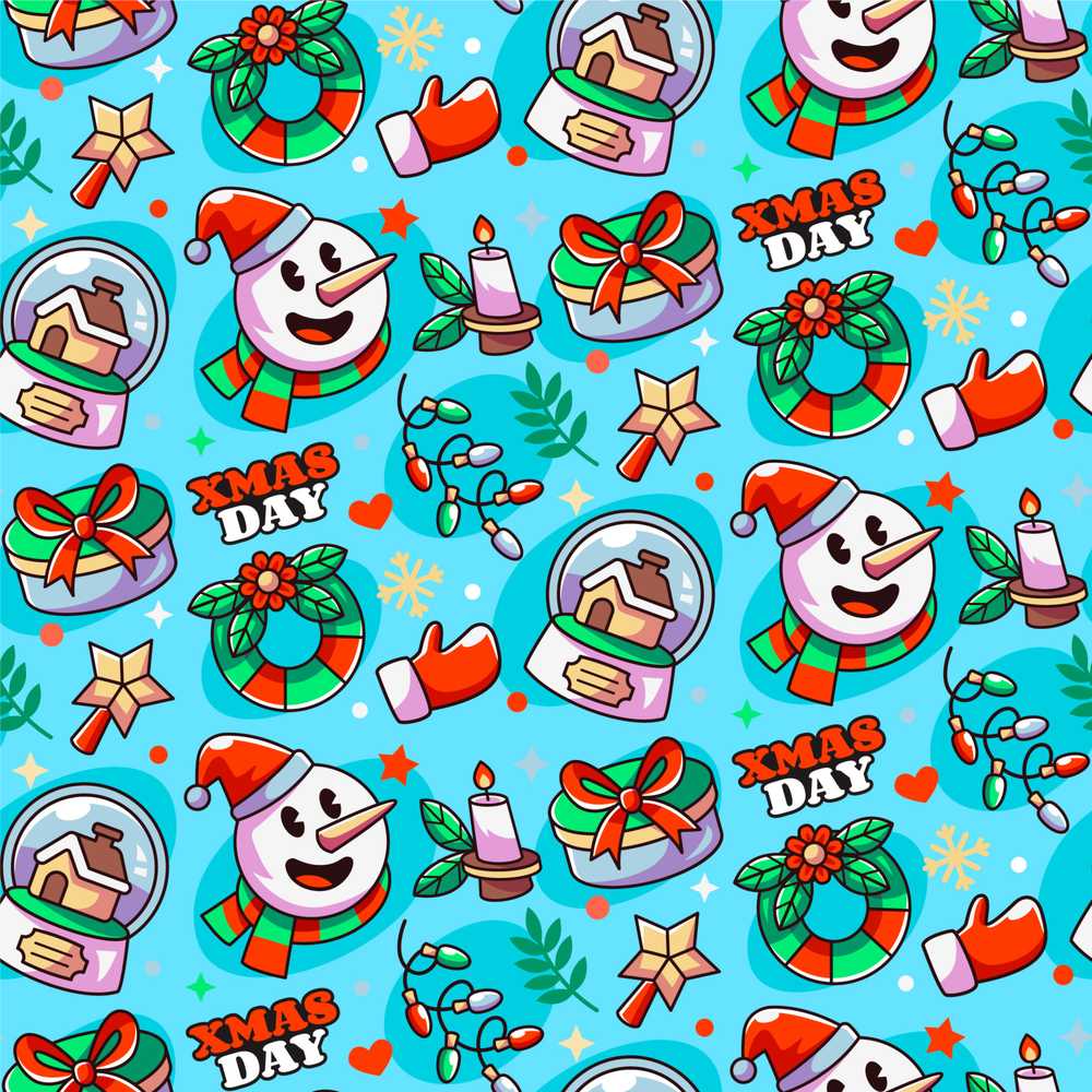 Cute Snowman Xmas Day Wreath Gifts Festive Holiday