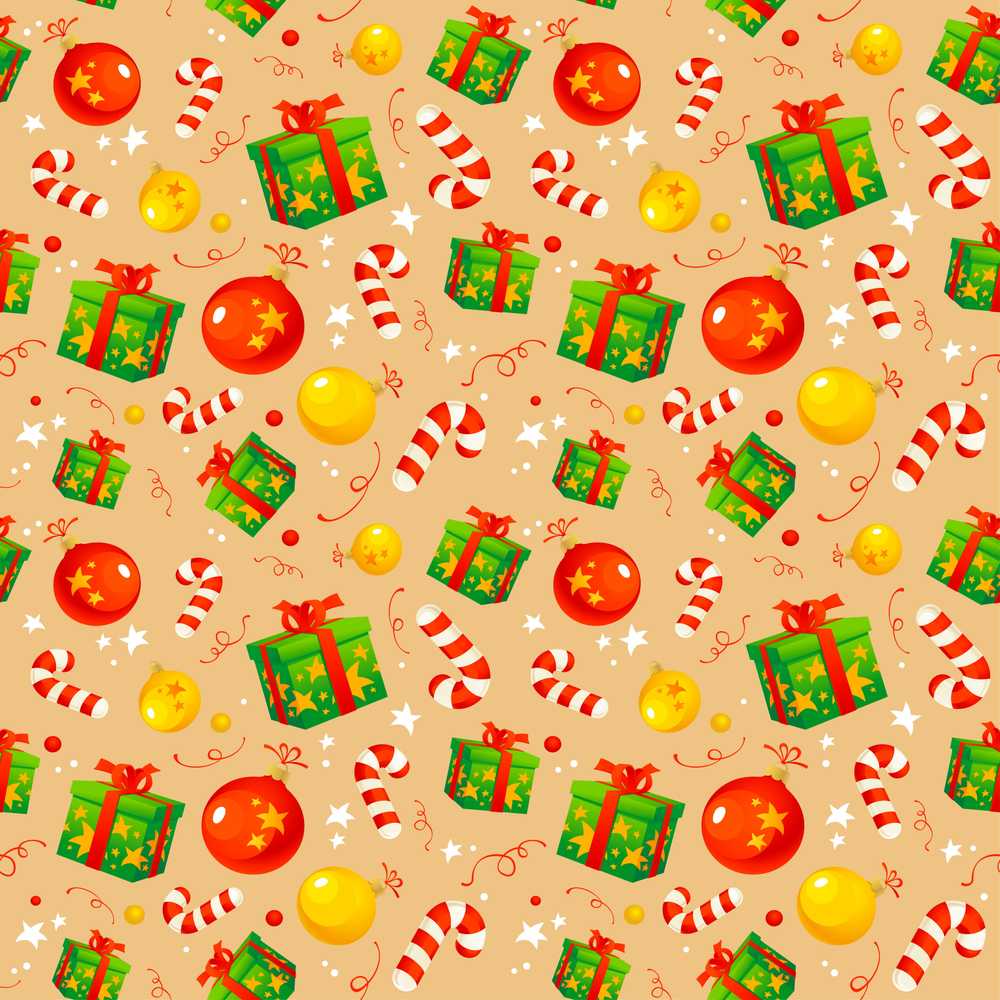 Christmas Gifts Candy Cane Baubles Festive Holiday Seasonal