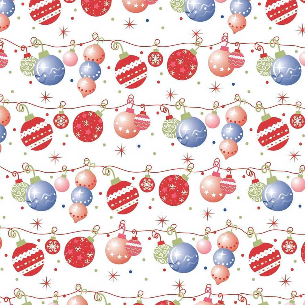Christmas Hanging Baubles Garland Stars Festive Holiday Seasonal