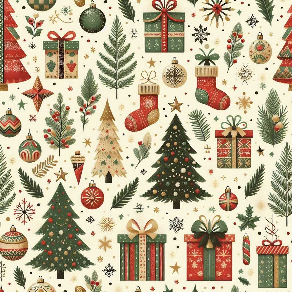 Christmas Tree Gift Stocking Ornament Holiday Festive Seasonal