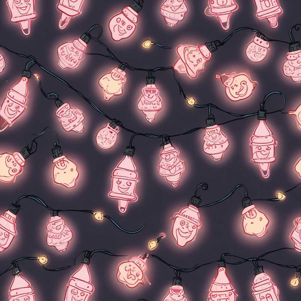 Cute Christmas Light Bulbs Festive Glow Holiday Seasonal