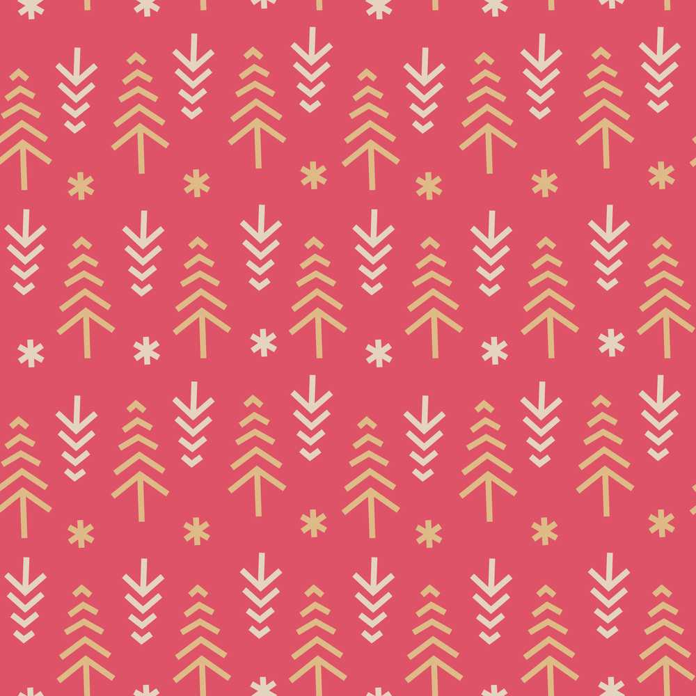 Minimal Scandinavian Christmas Tree Arrow Festive Holiday Seasonal