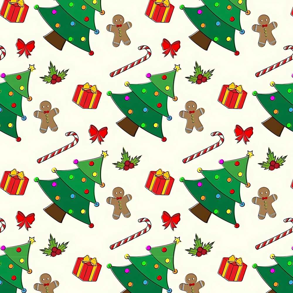 Cute Christmas Tree Gifts Candy Cane Gingerbread Festive