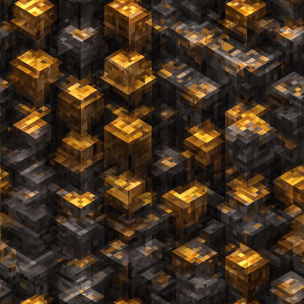 Golden Brown 3D Cube Block Abstract Art Texture