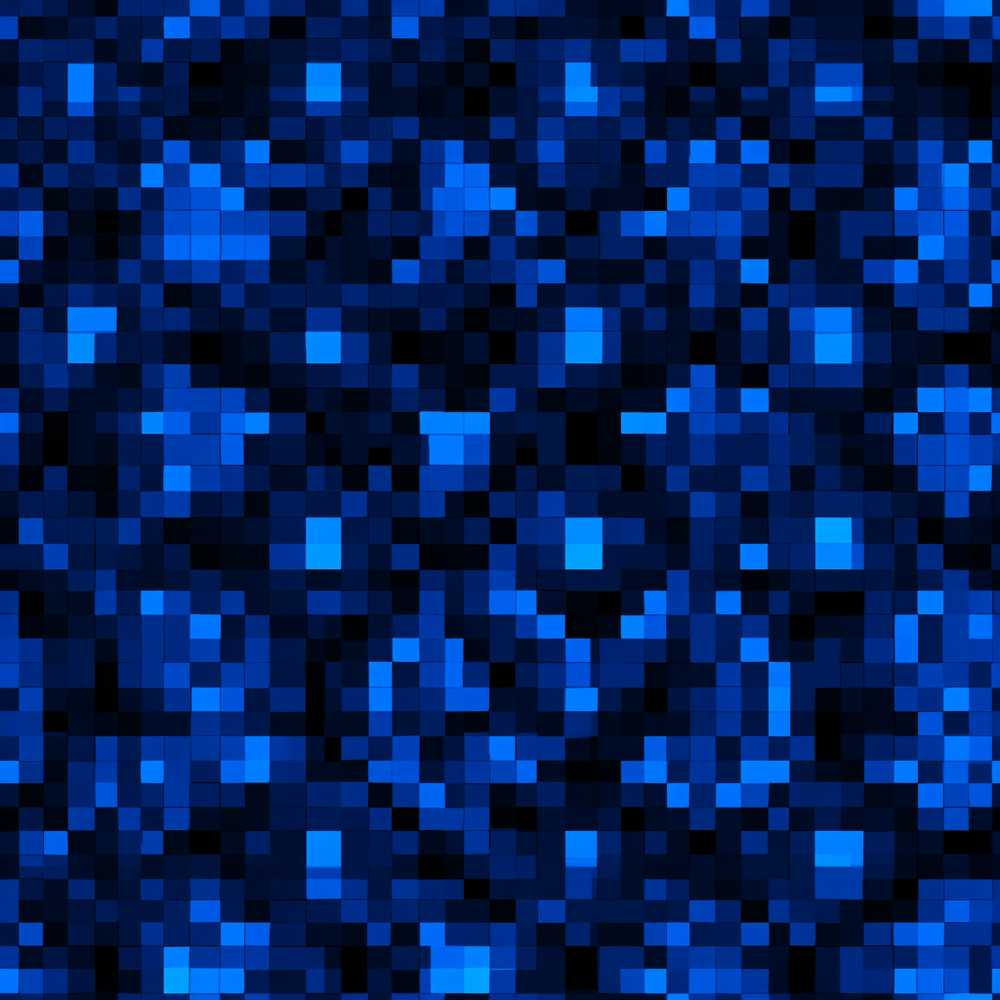 Dark Blue Pixel Texture Abstract Art Pattern Design