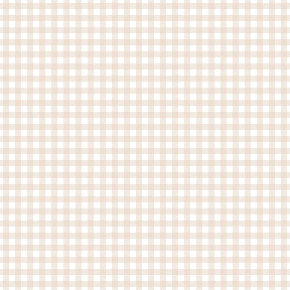 Soft Beige Gingham Check Classic Repeat Pattern Decorative