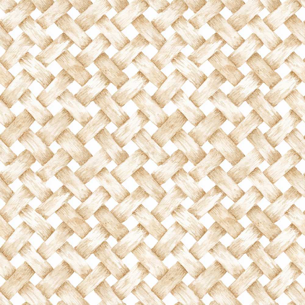 Woven Basket Texture Natural Beige Art Pattern Design