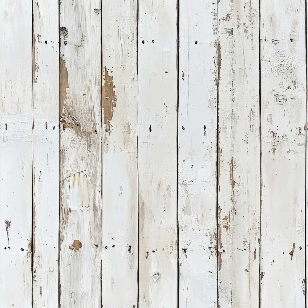Weathered White Wooden Plank Rustic Farmhouse Decorative Repeat