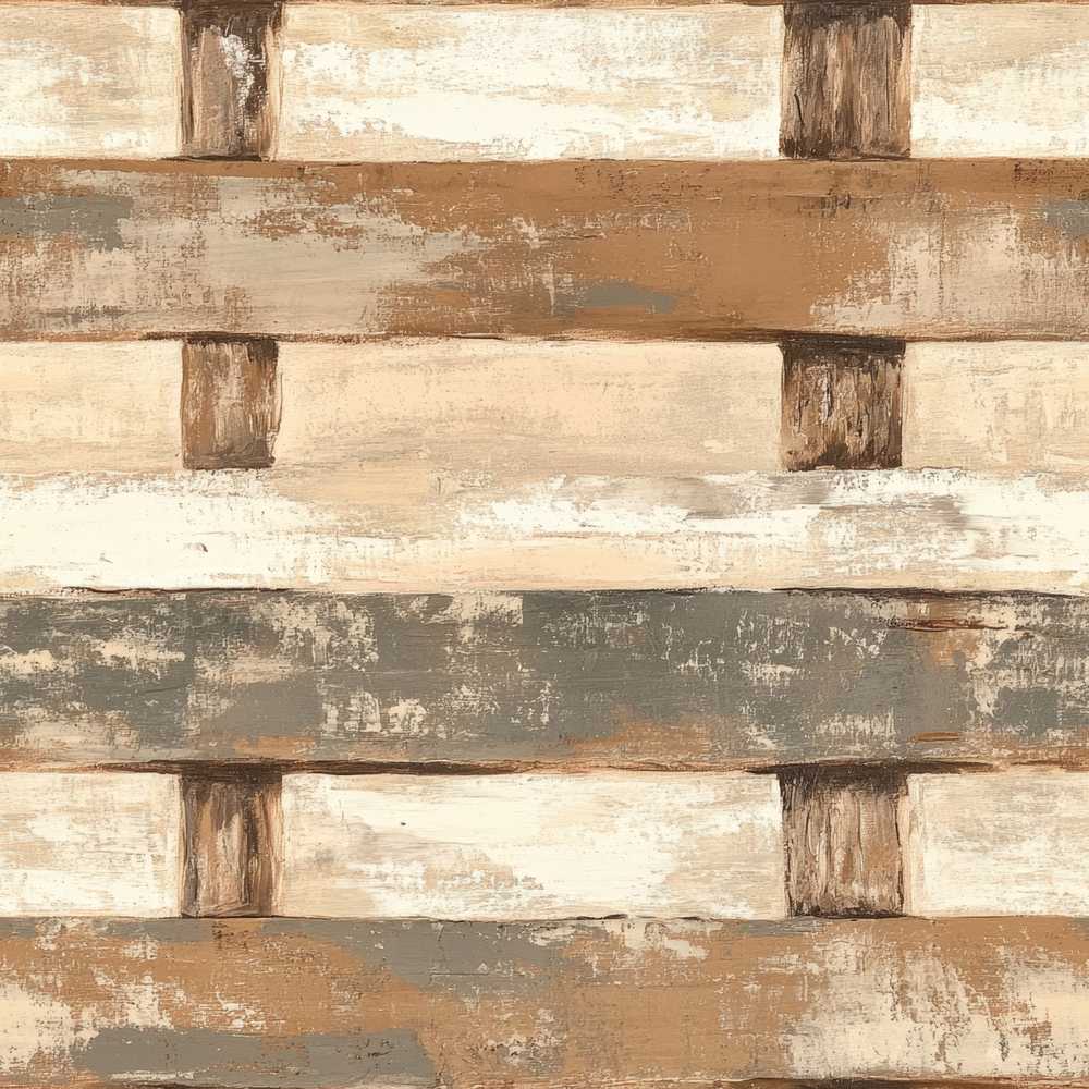 Rustic Wooden Plank Texture Farmhouse Style Art Pattern