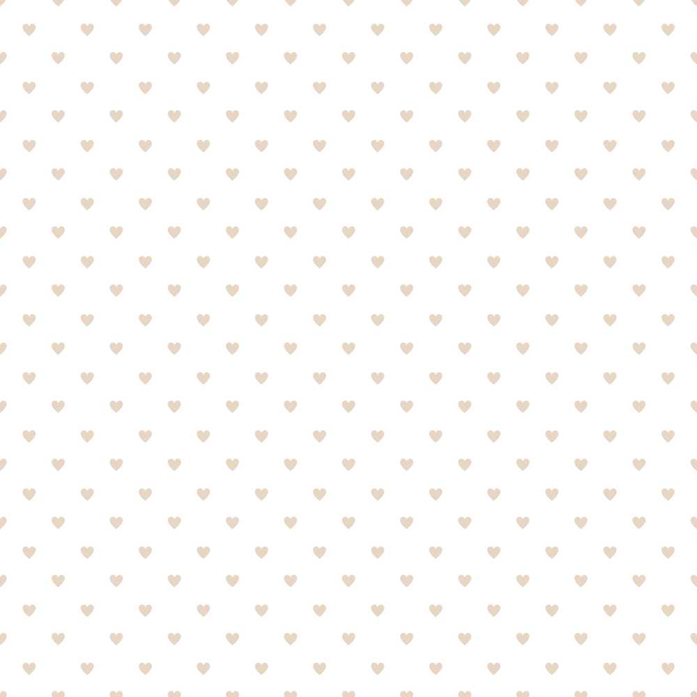 Cute Small Heart Polka Dot with Soft Neutral Background Seamless