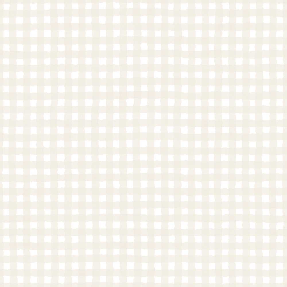Minimalist Neutral Gingham Check with Soft Texture Seamless