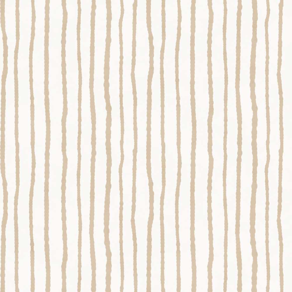Vertical Wavy Stripe in Soft Beige on Neutral Background