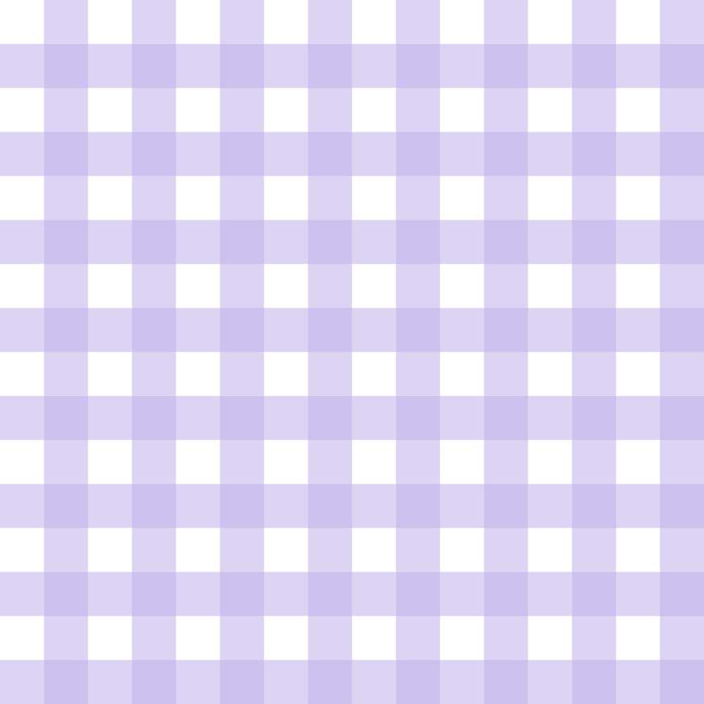 Soft Purple And White Gingham Check Classic Repeat
