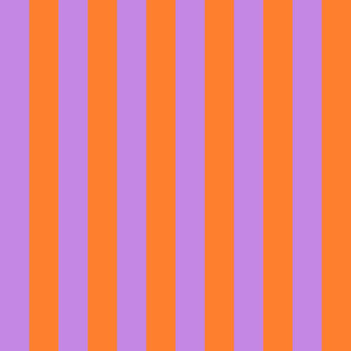 Abstract Wavy Orange and Purple Stripes Modern Art