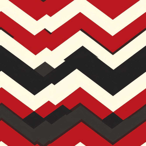 Abstract Bold Zigzag Chevron Stripes Art Texture Pattern