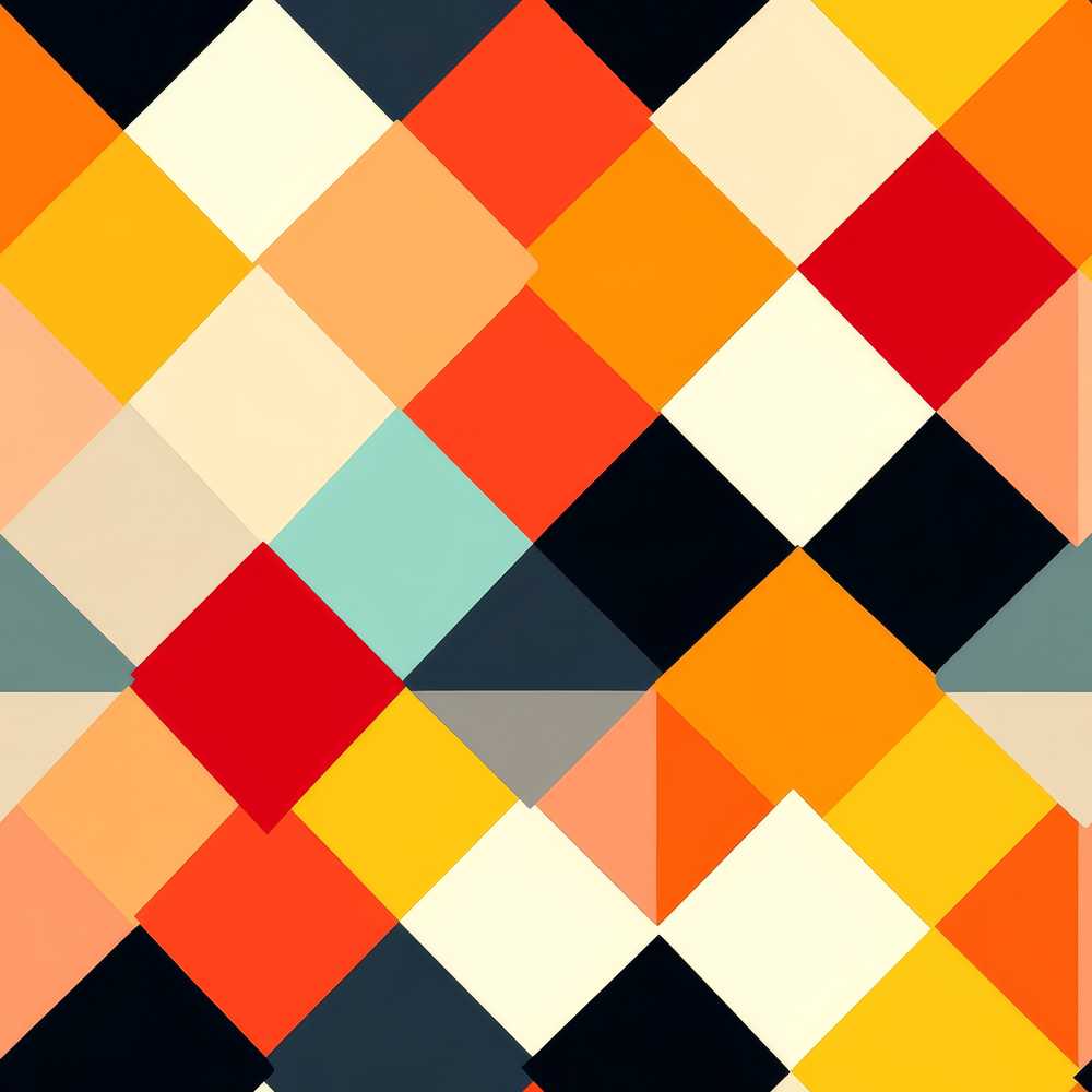 Abstract Soft Diamond Patchwork Geometric Art Texture Pattern