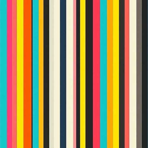 Abstract Vertical Multicolor Stripe Style Art Texture Pattern
