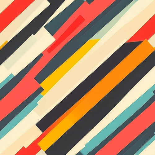 Abstract Angled Color Block Stripes Contemporary Art Texture