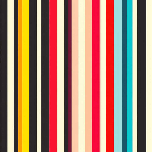 Abstract Wavy Vertical Color Lines Art Texture Pattern