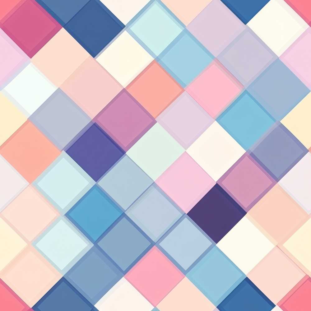 Abstract Modern Pastel Square Overlay Gradient Texture Art