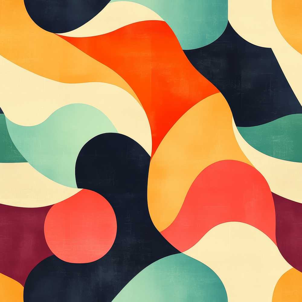 Abstract Organic Fluid Shapes Color Flow Art Texture