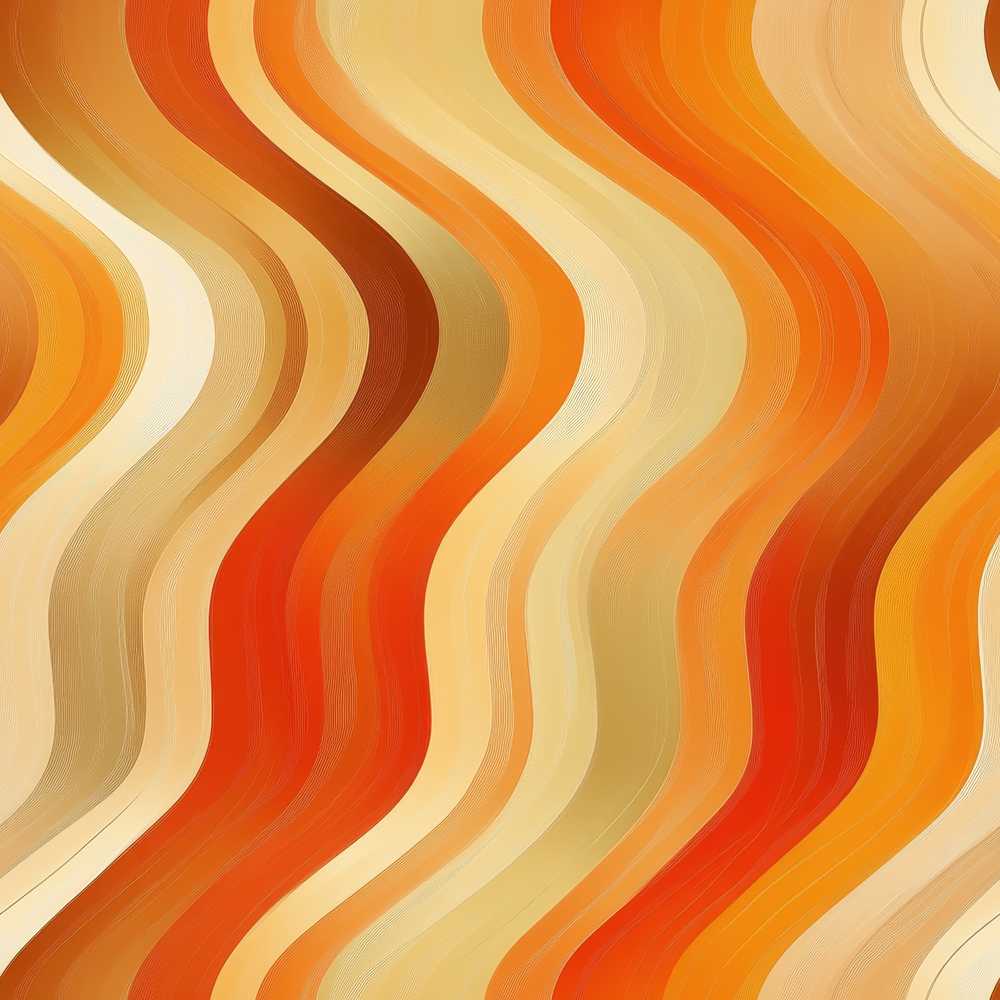 Warm Wavy Stripe Abstract Pattern Art Texture Design