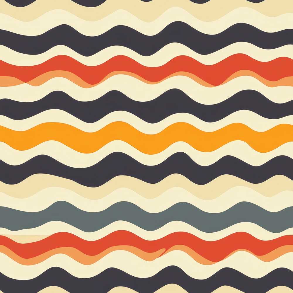 Classic Wavy Stripe Repeating Pattern Repeat Decorative Design