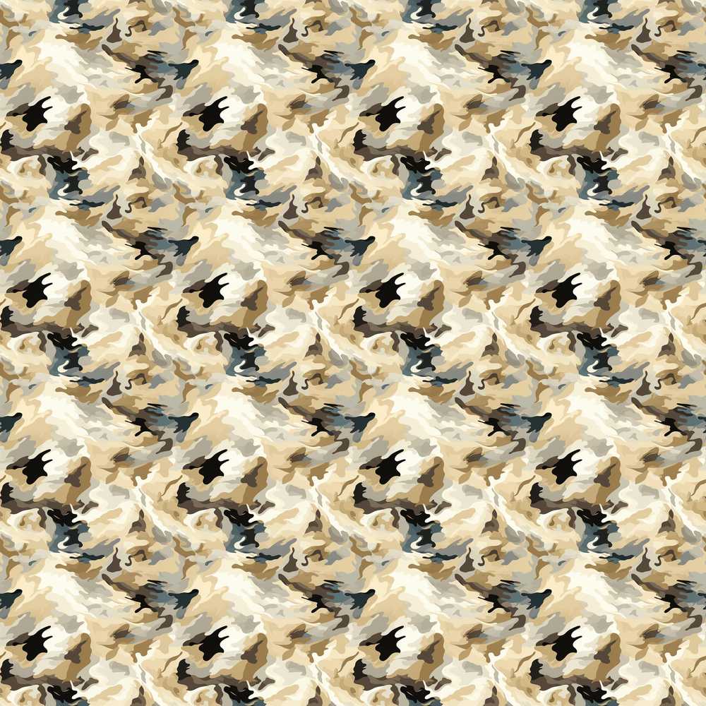 Neutral Camouflage Texture Organic Art Pattern Design