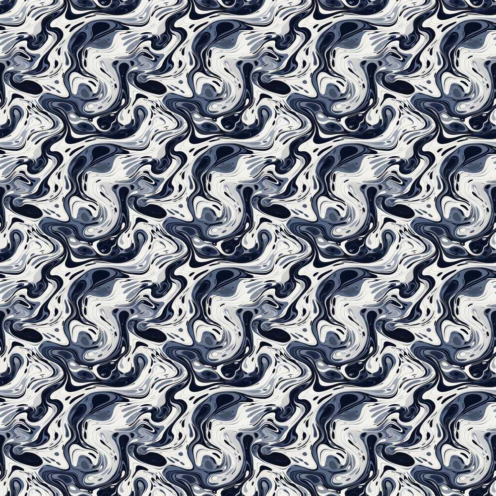 Grey Black Fluid Marble Abstract Swirl Art Texture