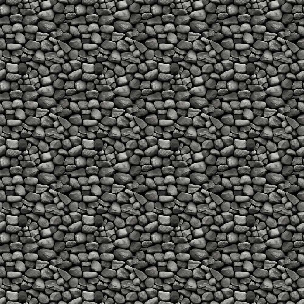 Grey Stone Pebble Rock Texture Art Pattern Design