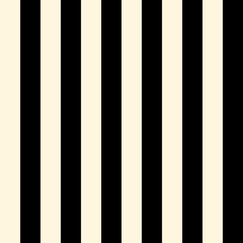Minimal Black White Wavy Stripe Repeat Pattern Decorative