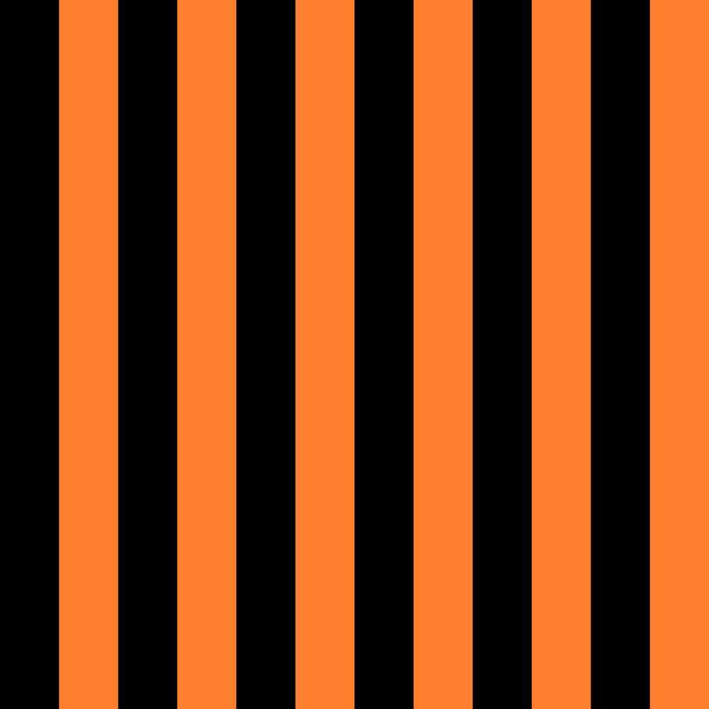 Orange Black Wavy Stripe Abstract Art Texture Pattern