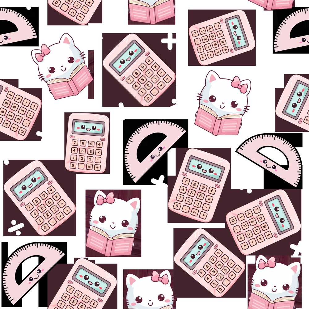 Cute Kawaii Space Learning Rockets Sun Globe Science
